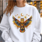 Celestial Owl Wings – Crewneck Sweatshirt