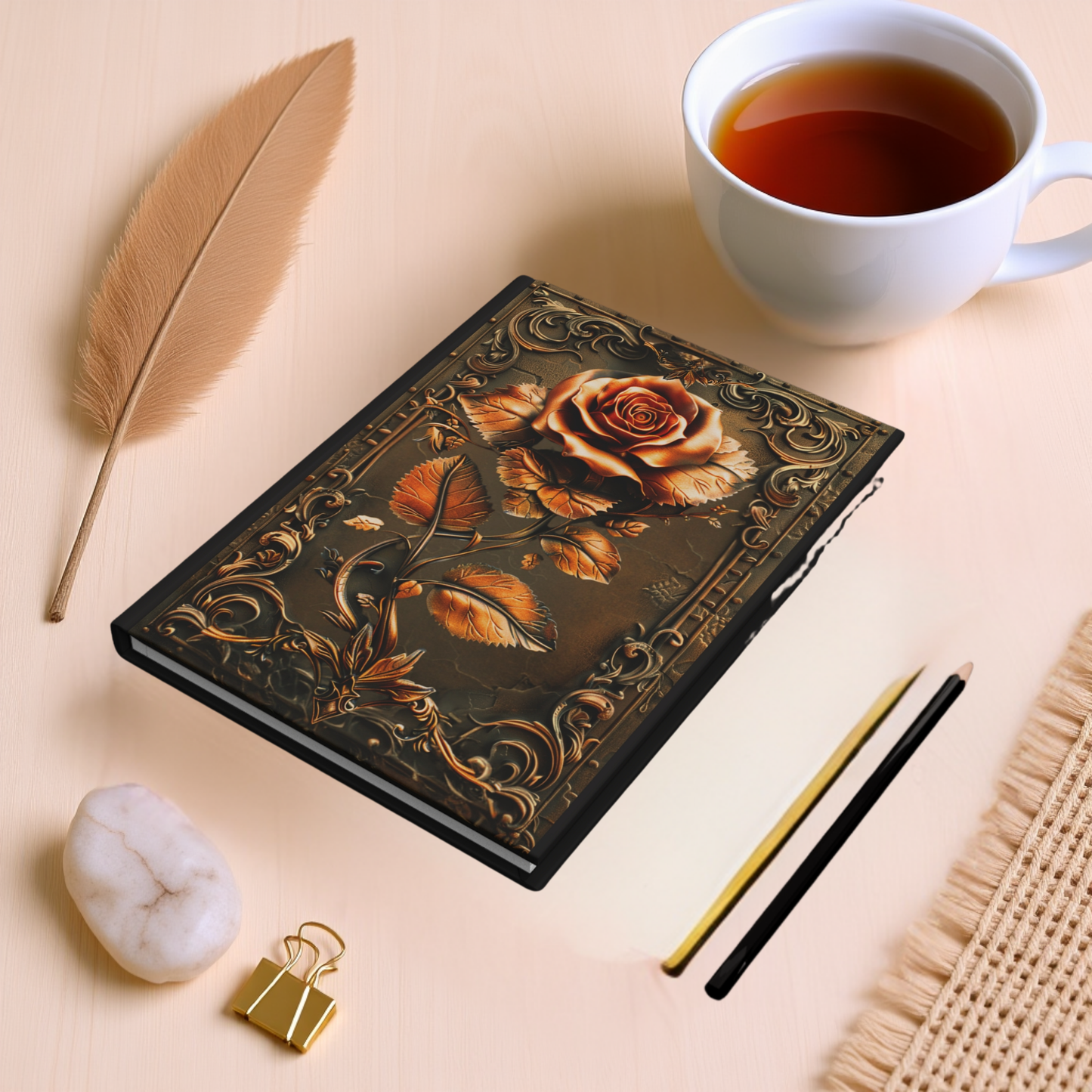 Enchanted Rose – Hardcover Journal