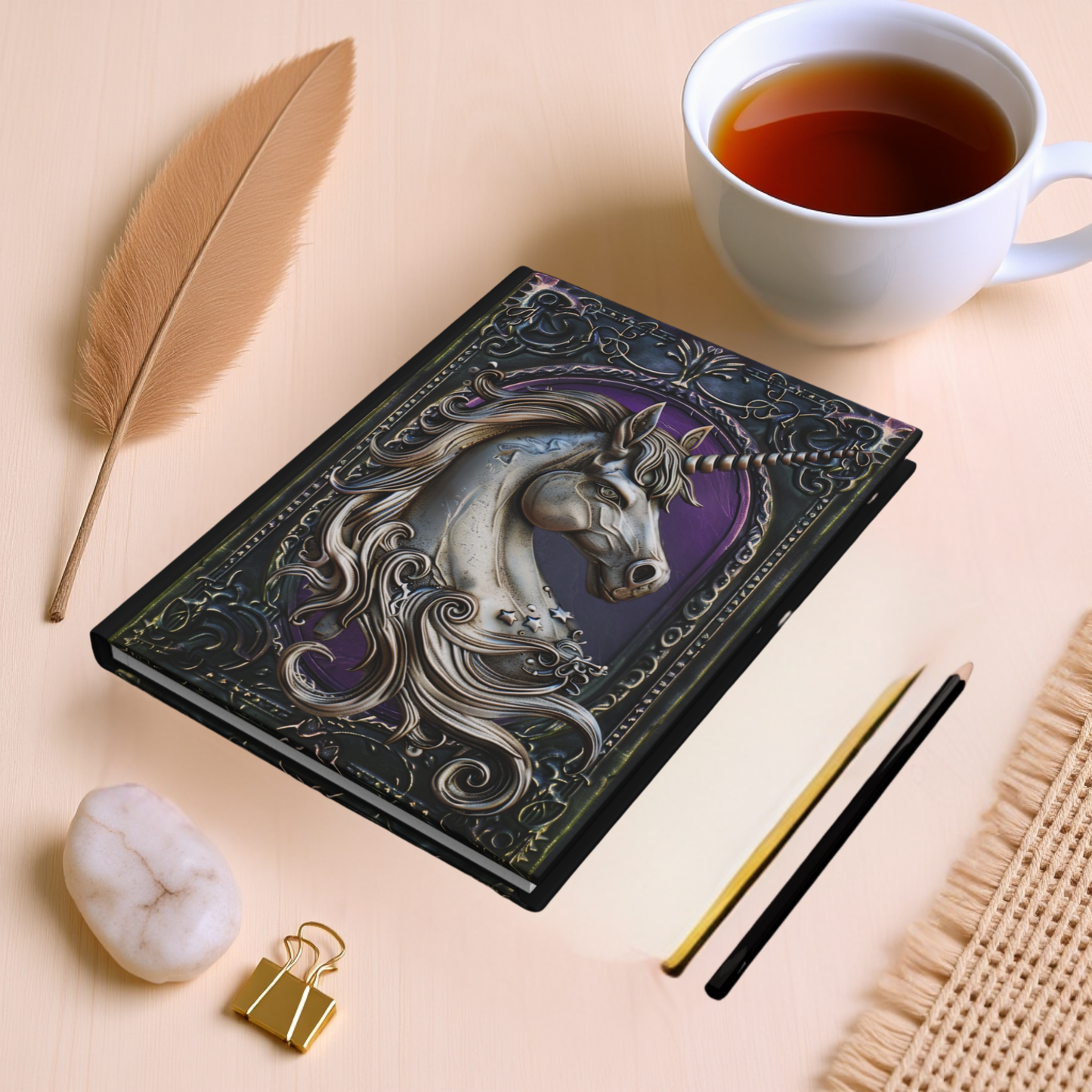 Enchanted Unicorn  - Hardcover Journal
