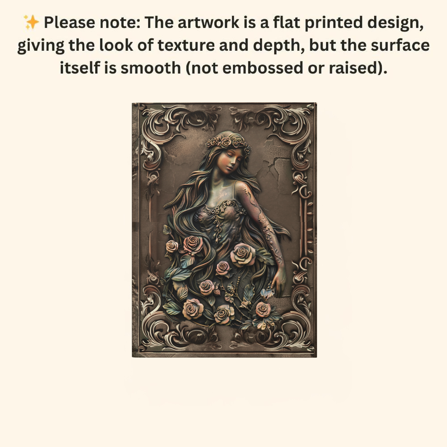 Enchanted Rose Maiden - Hardcover Journal