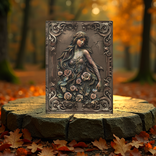 Enchanted Rose Maiden - Hardcover Journal