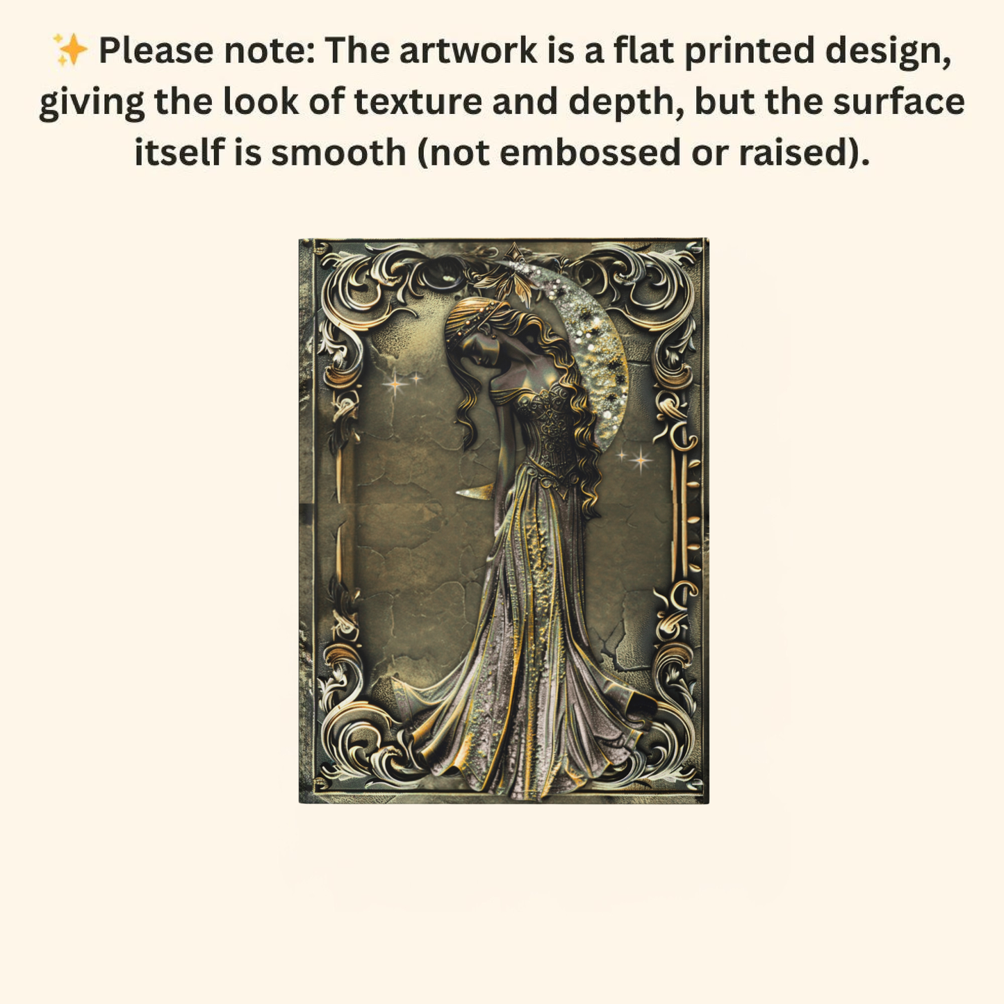 Enchanted Moon Goddess - Hardcover Journal