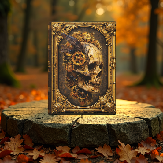 Steampunk Skull - Dark Fantasy Hardcover Journal