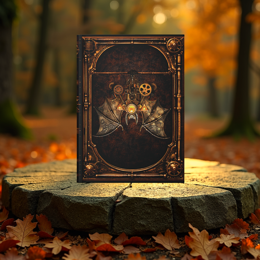Steampunk Bat – Dark Fantasy Hardcover Journal