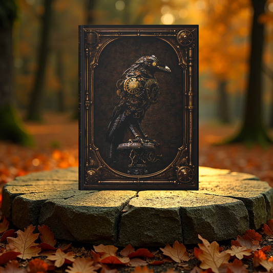 Steampunk Raven – Dark Fantasy Hardcover Journal