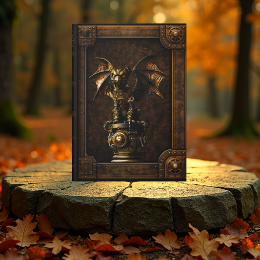 Steampunk Gargoyle – Dark Fantasy Hardcover Journal