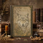 Woodland Wolf Journal – Personalized Vintage-Inspired Botanical Hardcover Notebook