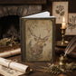 Woodland Stag Journal – Personalized Vintage-Inspired Botanical Hardcover Notebook