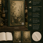 Moonlit Stone Staircase Journal – Personalized Vintage-Inspired Garden Hardcover Notebook