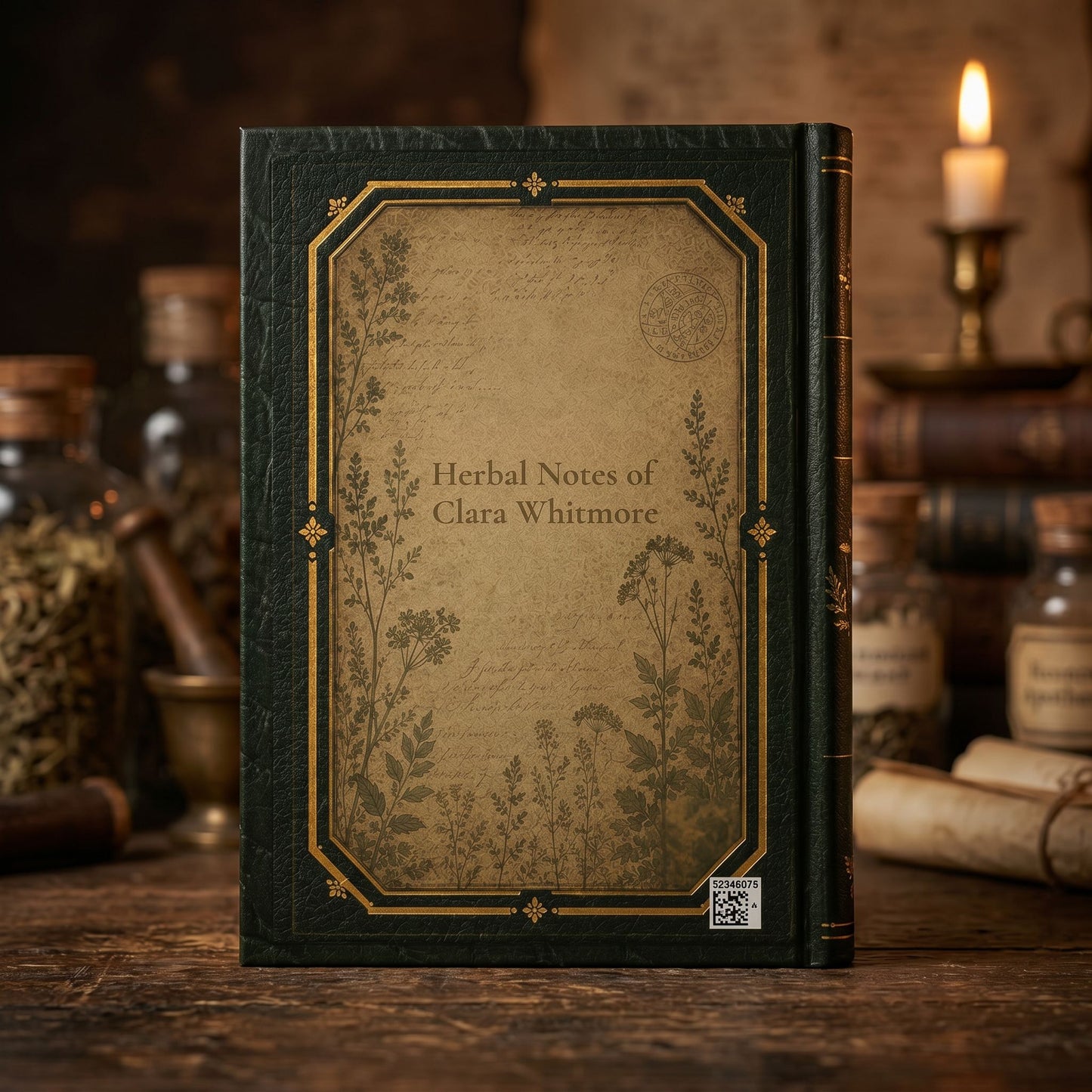 Apothecary Greenhouse Journal – Personalized Vintage-Inspired Botanical Hardcover Notebook