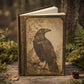 Woodland Raven Journal – Personalized Vintage-Inspired Botanical Hardcover Notebook