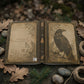 Woodland Raven Journal – Personalized Vintage-Inspired Botanical Hardcover Notebook
