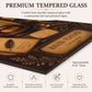 Raven Feather Tempered Glass Art Panel | Museum Inspired Wall Decor | Cabinet of Curiosities | Collector Gift