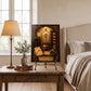 Skeleton Key Tempered Glass Art Panel | Museum Inspired Wall Decor | Cabinet of Curiosities | Collector Gift