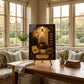 Ancient Coin Tempered Glass Art Panel | Museum Inspired Wall Decor | Cabinet of Curiosities | Collector Gift