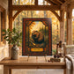 Beaver Woodland Tempered Glass Art Panel | Rustic Wildlife Decor | Forest Nature Art | Cabin & Lodge Home Decor | Nature Lover Gift