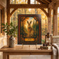Hare Woodland Tempered Glass Art Panel | Rustic Wildlife Decor | Forest Nature Art | Cabin & Lodge Home Decor | Nature Lover Gift