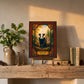 Badger Woodland Tempered Glass Art Panel | Rustic Wildlife Decor | Forest Nature Art | Cabin & Lodge Home Decor | Nature Lover Gift