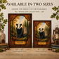 Badger Woodland Tempered Glass Art Panel | Rustic Wildlife Decor | Forest Nature Art | Cabin & Lodge Home Decor | Nature Lover Gift