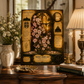 Cherry Blossom Tempered Glass Art, Charcuterie Serving Board, Botanical Decor, Floral Art, Garden Gift