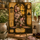 Cherry Blossom Tempered Glass Art, Charcuterie Serving Board, Botanical Decor, Floral Art, Garden Gift