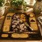 Cherry Blossom Tempered Glass Art, Charcuterie Serving Board, Botanical Decor, Floral Art, Garden Gift