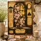 Cherry Blossom Tempered Glass Art, Charcuterie Serving Board, Botanical Decor, Floral Art, Garden Gift