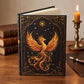 Phoenix Hardcover Journal, Personalized Celestial Notebook, Mystical Firebird Gift