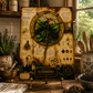 Elderberry Tempered Glass Art Board, Apothecary Charcuterie Board, Herbalist Gift