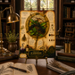 Elderberry Tempered Glass Art Board, Apothecary Charcuterie Board, Herbalist Gift