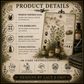 Elderberry Tempered Glass Art Board, Apothecary Charcuterie Board, Herbalist Gift