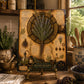Rosemary Tempered Glass Art Board, Apothecary Charcuterie Board, Herbalist Gift