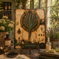 Rosemary Tempered Glass Art Board, Apothecary Charcuterie Board, Herbalist Gift