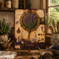 Lavender Tempered Glass Art Board, Apothecary Charcuterie Board, Herbalist Gift