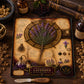 Lavender Tempered Glass Art Board, Apothecary Charcuterie Board, Herbalist Gift