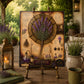 Lavender Tempered Glass Art Board, Apothecary Charcuterie Board, Herbalist Gift