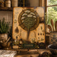 Yarrow Tempered Glass Art Board, Apothecary Charcuterie Board, Herbalist Gift