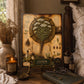 Yarrow Tempered Glass Art Board, Apothecary Charcuterie Board, Herbalist Gift