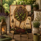 Holy Basil Tempered Glass Art Board, Apothecary Charcuterie Board, Herbalist Gift