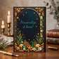 Seahorse Hardcover Journal, Personalized Ocean Notebook, Enchanted Marine Gift