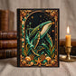 Humpback Whale Hardcover Journal, Personalized Ocean Notebook, Enchanted Marine Gift