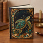 Sea Turtle Hardcover Journal, Personalized Ocean Notebook, Enchanted Marine Life Gift