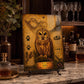 Owl Tempered Glass Art, Charcuterie Serving Board, Woodland Animal Decor, Owl Art, Nature Lover Gift