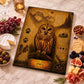 Owl Tempered Glass Art, Charcuterie Serving Board, Woodland Animal Decor, Owl Art, Nature Lover Gift