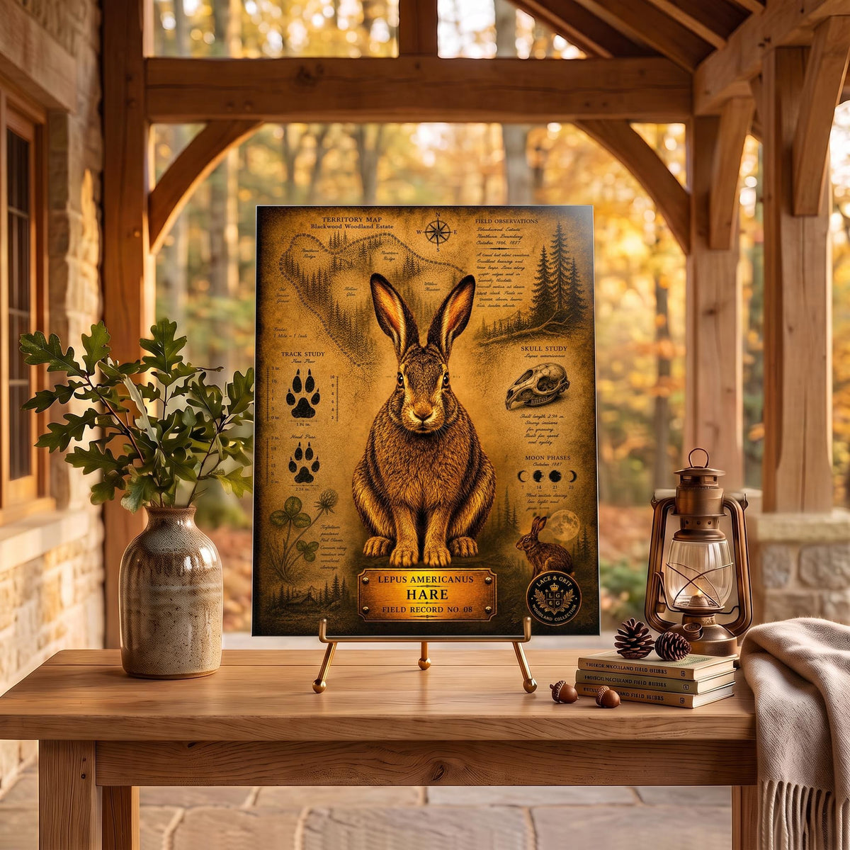 Hare Tempered Glass Art, Charcuterie Serving Board, Woodland Animal Decor, Hare Art, Nature Lover Gift