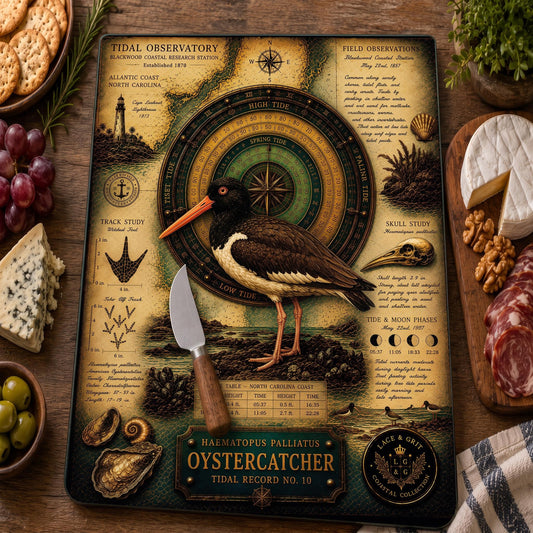 Oystercatcher Tempered Glass Art Board | Coastal Field Studies