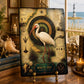 White Ibis Tempered Glass Art Board | Coastal Field Studies