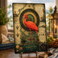 Scarlet Ibis Tempered Glass Art Board | Coastal Field Studies