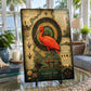 Scarlet Ibis Tempered Glass Art Board | Coastal Field Studies