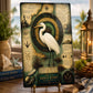 Great Egret Tempered Glass Art Board | Coastal Field Studies